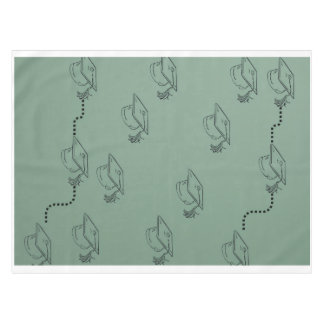 Elegante saliegroene afstudeerpatroon tafelkleed