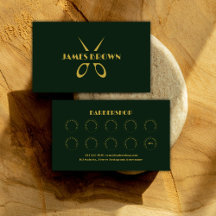 Elegante Salon Green en Gold Barbershop