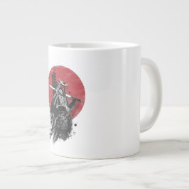 Elegante Samurai Spirit: Traditionele Kunst & Mode Extra Grote Beker