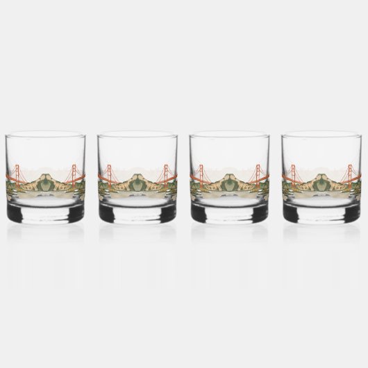 Elegante San Francisco bril Whisky Glas (Links)