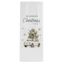 Elegante Santa kerstfeest waterverf