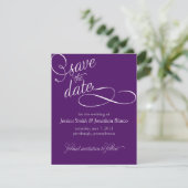 Elegante Save the Date-aankondiging Save The Date (Staand voorkant)