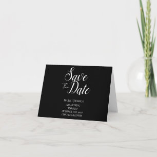 Elegante 'Save The Date' bedankkaart