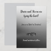 Elegante Save the Date kaart (Voorkant / Achterkant)