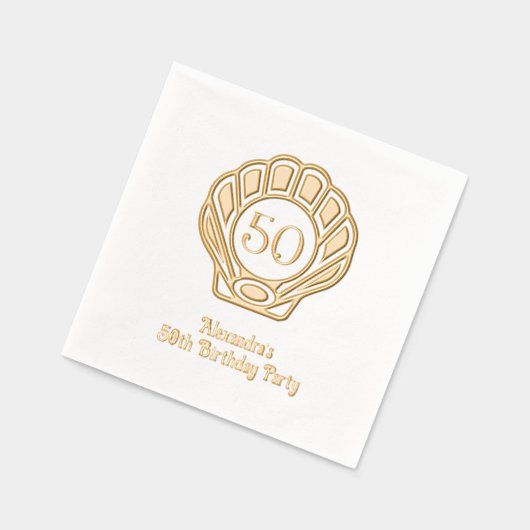 Elégante Scallop Coquille Coquille fête d'annivers (Gauche)