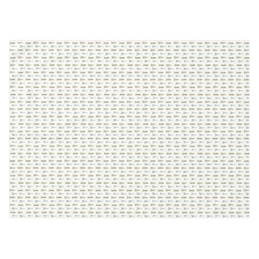 Elegante Scandinavische kerstbomen Tafelkleed (Voorkant (Horizontaal))