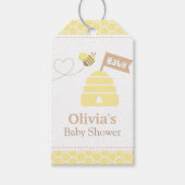 Elegante Schattigee Bumble Bee Baby shower labels Cadeaulabel (Voorkant)