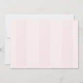 Elegante Schattigee Foto Roze Coquette Bow Afstude Aankondiging (Achterkant)