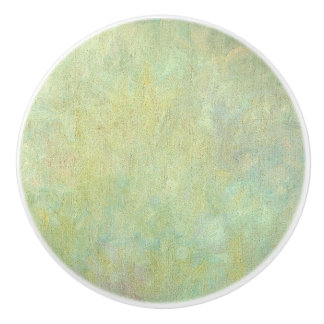 Elegante schilderachtig geweven look groene lade keramische knop