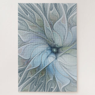 Elegante schoonheid moderne abstracte fractale kun legpuzzel