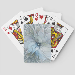 Elegante schoonheid moderne abstracte fractale kun pokerkaarten