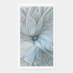 Elegante schoonheid moderne abstracte fractale kun servet