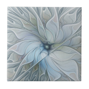 Elegante schoonheid moderne abstracte fractale kun tegeltje