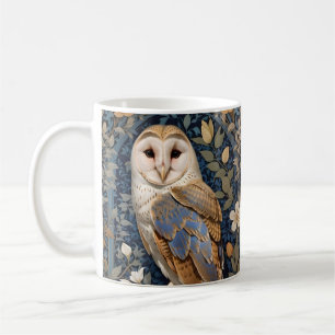 Elegante schuur Uil William Morris geïnspireerd Fl Koffiemok