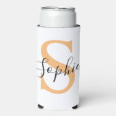 Elegante script aangepaste naam gepersonaliseerd c (Seltzer Voorkant)