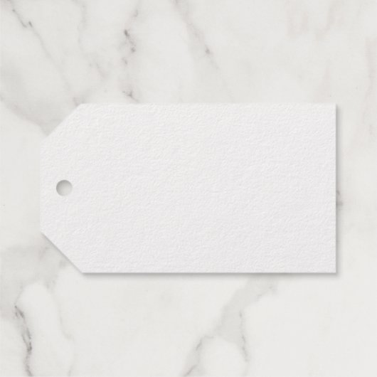 Elegante script aangepaste naam gepersonaliseerd cadeaulabels (Achterkant (horizontaal))