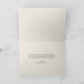 Elegante Script Eid Mubarak Moeslim Vakantie Groet Kaart (Binnen)