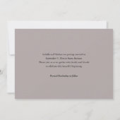 Elegante Script Foto Bruiloft Save The Date (Achterkant)