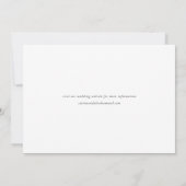 Elegante Script Foto Huwelijk Save The Date (Achterkant)