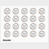 Elegante Script Happy Pasen Eieren Envelope Zegel (Vel)