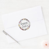 Elegante Script Happy Pasen Eieren Envelope Zegel (Envelop)