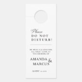 Elegante Script kalligrafie bruiloft gast (Voorkant)