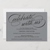 ELEGANTE SCRIPT KLASSE VAN 2025 FOTO AFSTUDEREN KAART (Achterkant)