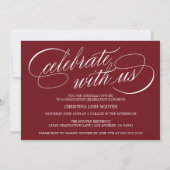 ELEGANTE SCRIPT KLASSE VAN 2025 FOTO AFSTUDEREN KAART (Achterkant)