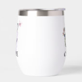 Elegante Script Letter C Monogram Persoonlijke Naa (Links)