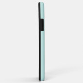 Elegante script monogram mint en lila Case-Mate iPhone case (Achterkant/rechts)