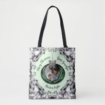 Elegante Script Photo Gifts Kerstmis Ornamenten