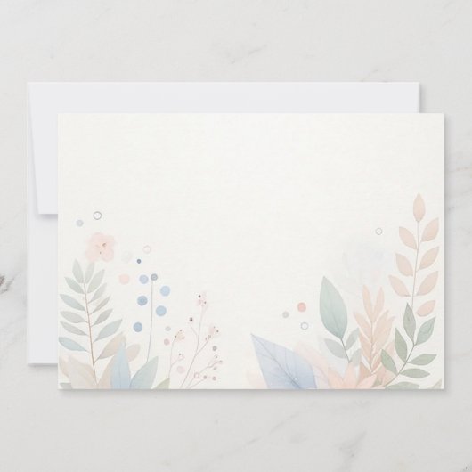 Elegante Script Save the Date Aankondigingskaart (Achterkant)