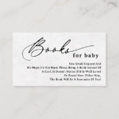 Elegante scriptboeken voor Baby Enclosure Kaart (Voorkant)