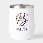 Elegante scriptletter B Monogram Gepersonaliseerde (Voorkant)