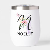 Elegante scriptletter N Monogram Gepersonaliseerde (Voorkant)