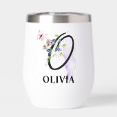 Elegante scriptletter of monogram gepersonaliseerd (Achterkant)