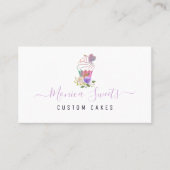 elegante scriptmakerij visitekaartje (Voorkant)