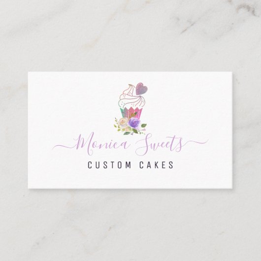 elegante scriptmakerij visitekaartje (Voorkant)