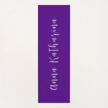 Elegante scriptnaam Solid Indigo Paarse