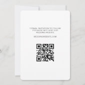 Elegante scriptnamen aangepaste foto bruiloft save the date (Achterkant)