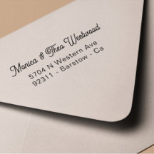 Elegante scriptnamen adres