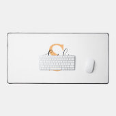 Elegante scriptuur aangepaste naam gepersonaliseer bureaumat (Keyboard & Muis)