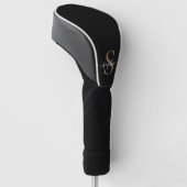 Elegante scriptuur aangepaste naam gepersonaliseer golfheadcover (Schuin)