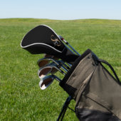 Elegante scriptuur aangepaste naam gepersonaliseer golfheadcover (Insitu)