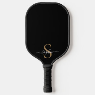 Elegante scriptuur aangepaste naam gepersonaliseer pickleball paddle