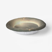 Elegante Sepia Solar Eclipse Custom Foto Bruiloft Papieren Kommen (Gebogen)