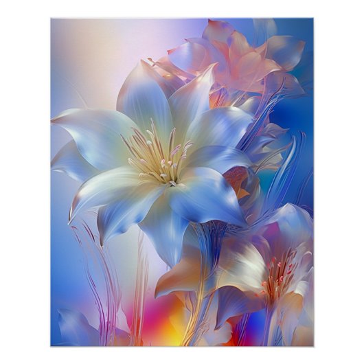 Elegante sereniteit perfect poster (Voorkant)