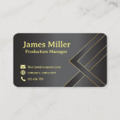 Élégante série carte de visite encadrée 23 (Devant)