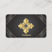 Élégante série carte de visite encadrée 23 (Dos)