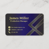 Élégante série carte de visite encadrée 25 (Devant)